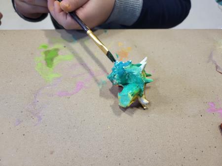 Ustvarjanje replik (foto Ana Čič)