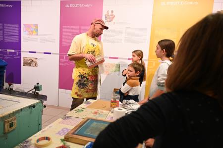 Delavnica sitotiska (foto Ana Čič)