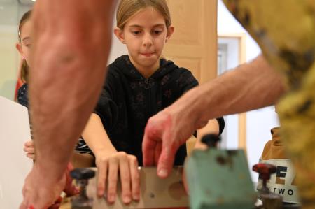 Delavnica sitotiska (foto Ana Čič)