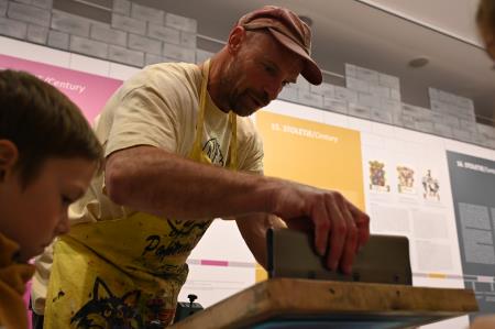 Delavnica sitotiska (foto Ana Čič)